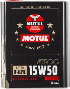 MOTUL CLASSIC OIL 2100 15w50 2л., для ретро а/м после 1970 г.в., масло моторное